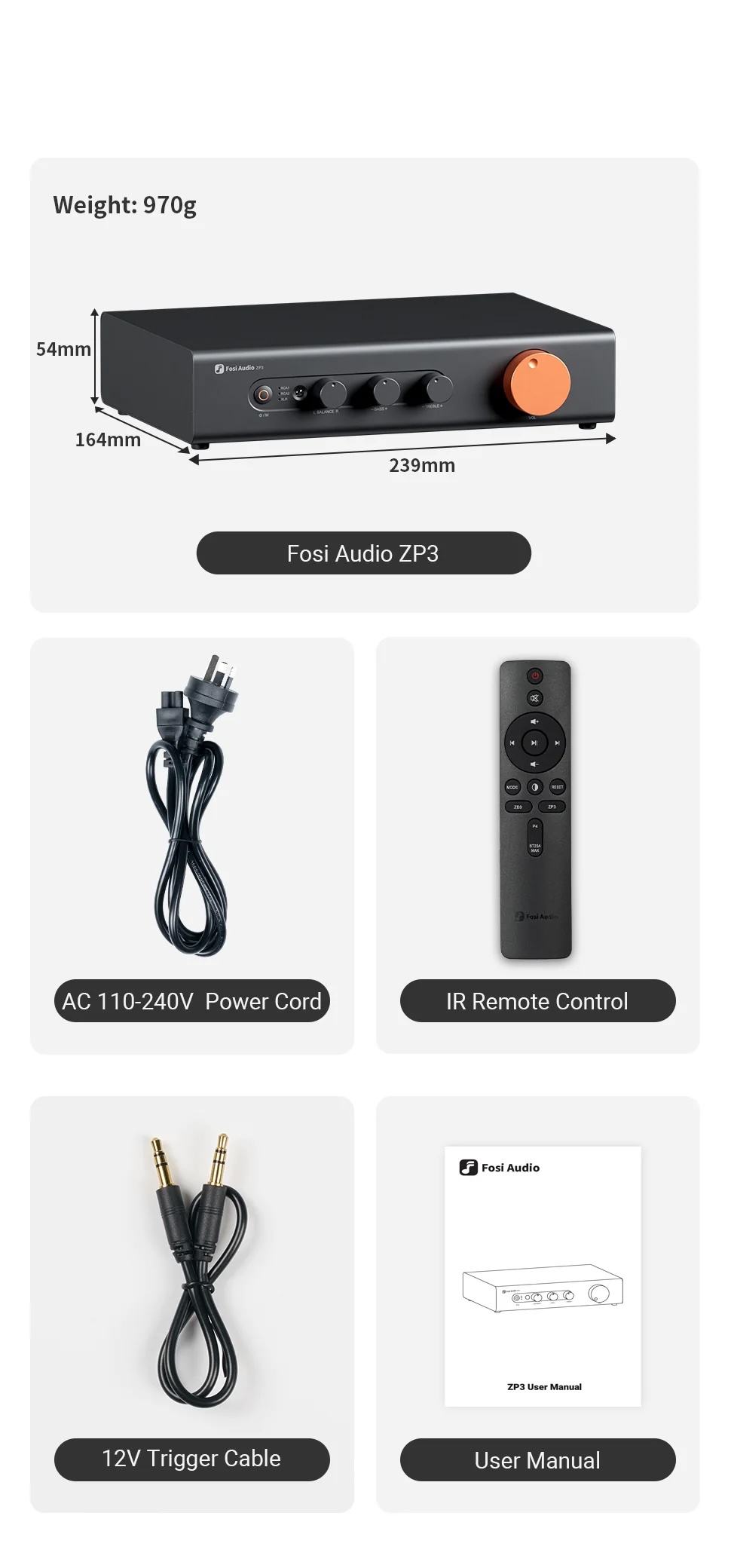 ZP3 nastaviteľný high-pass filter a subwoofer výstup