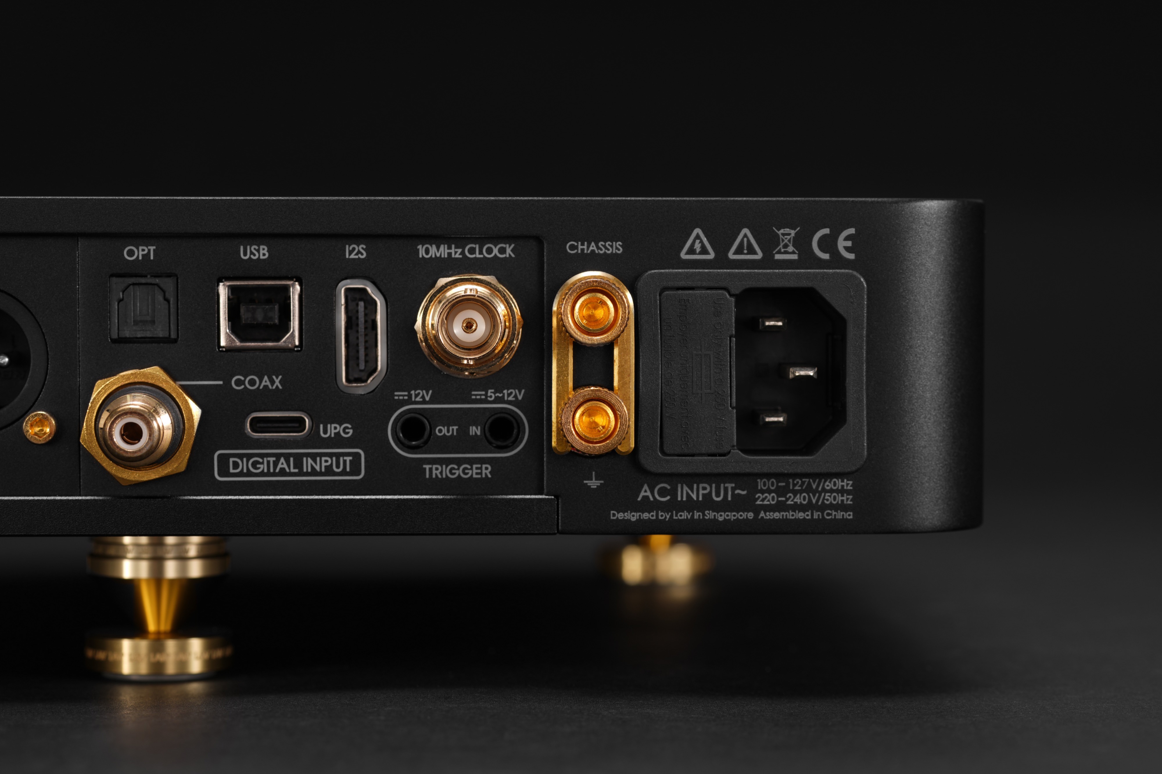 LAiV Harmony DAC 2 detail prémiového šasi