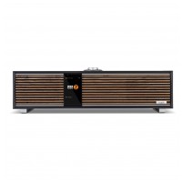 Ruark Audio R410 Satin Charcoal with Walnut grille