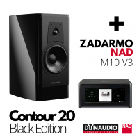 Dynaudio Contour 20 Black Edition +  ZDARMA NAD M10 V3 v hodnote 61 400 CZK !!!