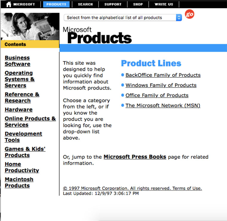 Məhşur saytların illər əvvəlki görüntüləri