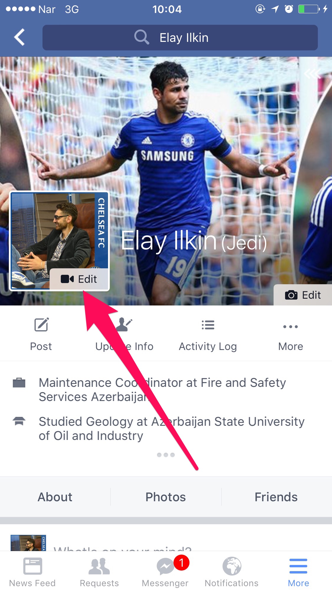 Facebook-da profil şəkli yerinə necə video yükləmək olar?