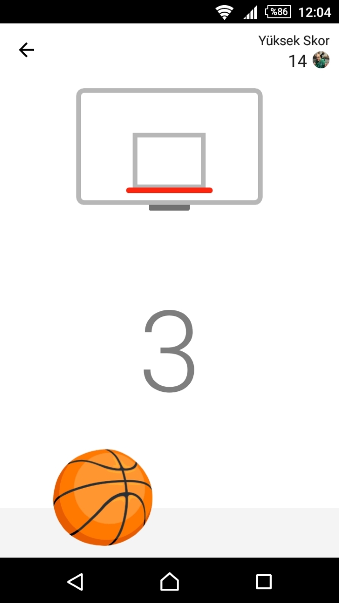 Facebook Messenger'də basketbol oynayın
