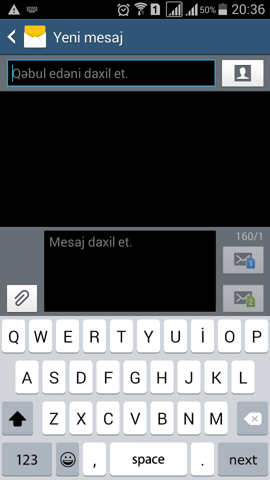 Android'də iPhone klaviaturası istifadə etmək