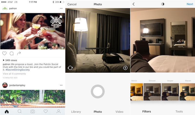 İnstagram yeni dizaynı test edir