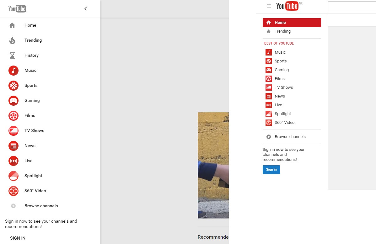 YouTube, Material Design'la yenilənir!