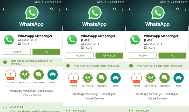 Artıq Play Store tətbiqi vasitəsilə Beta testlərinə qoşula bilərsiniz