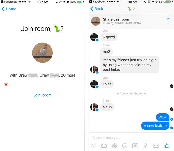 facebook messenger rooms