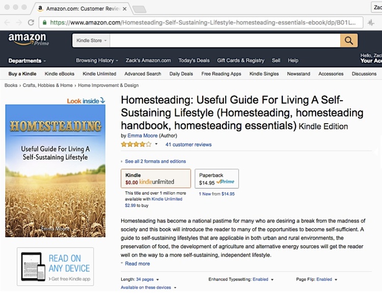 Satılmış saxta kitablardan biri