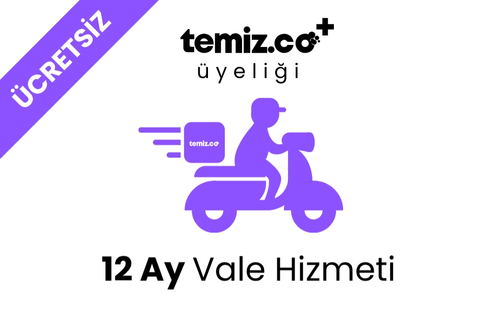 TemizPlus ile 1 Yıl boyunca vale hizmeti ücretsiz!