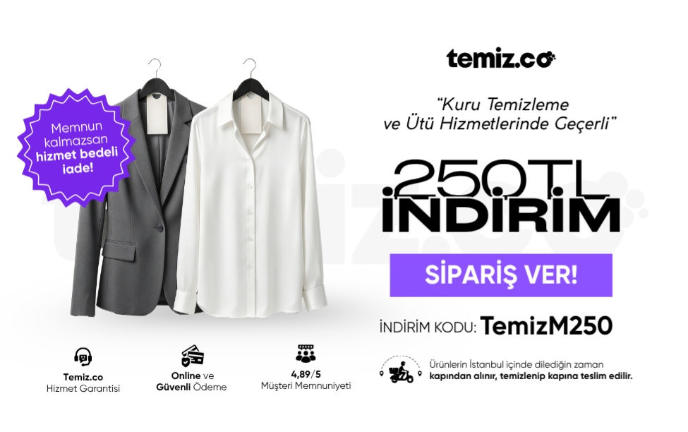 250 TL NET İNDİRİM FIRSATI!