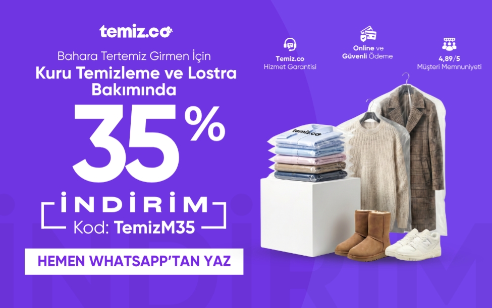 Temizco Ayın Kampanyası - %35 İndirim