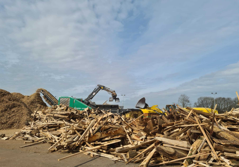 Foto kraan en hakker