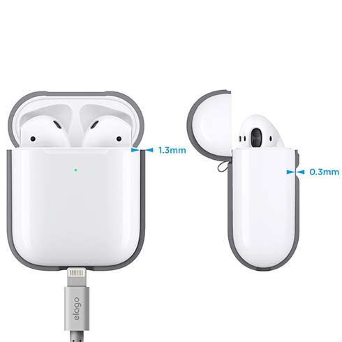 Elago Airpods 2 Silicone Case - Medium Gray