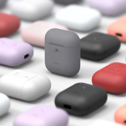 Elago Airpods 2 Silicone Case - Medium Gray