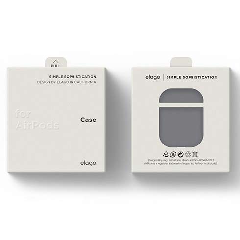 Elago Airpods 2 Silicone Case - Medium Gray