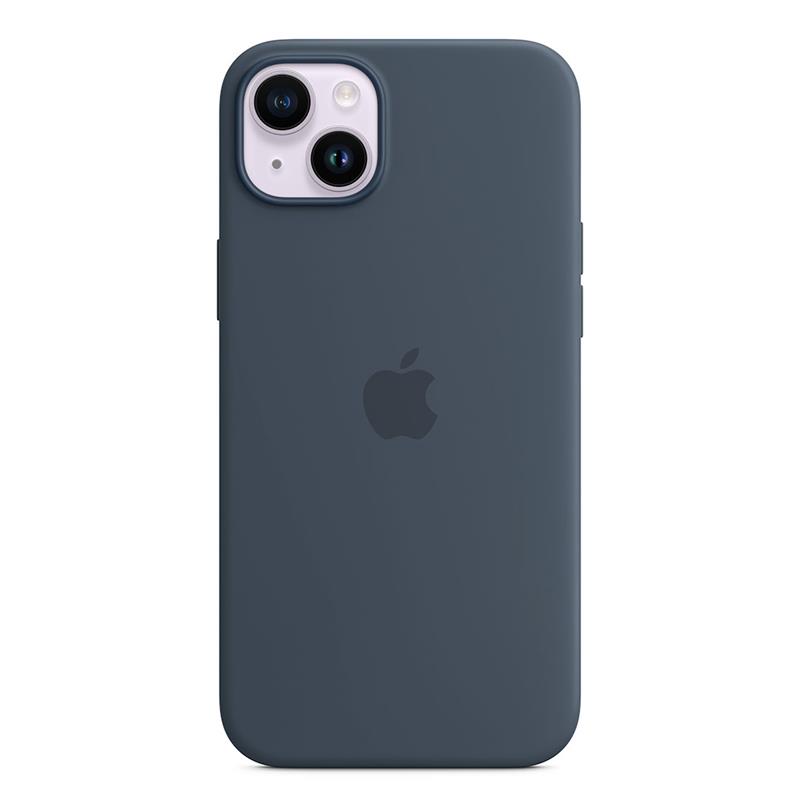 Apple iPhone 14 Plus Silicone Case with MagSafe - Storm Blue