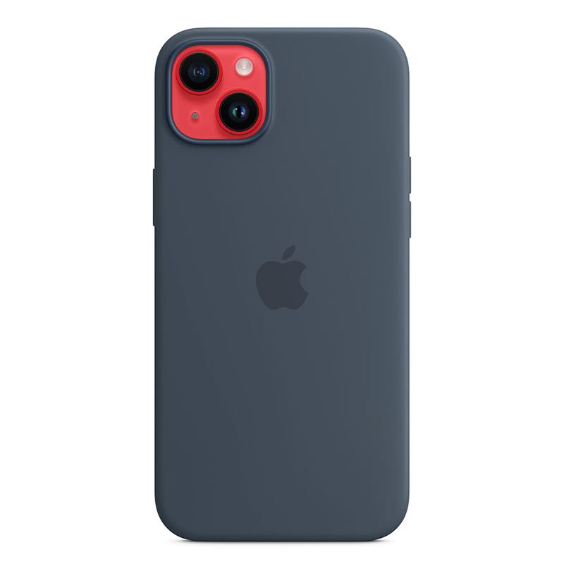 Apple iPhone 14 Plus Silicone Case with MagSafe - Storm Blue
