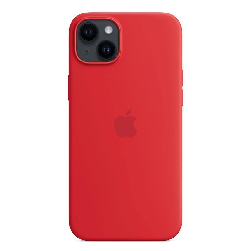 Apple iPhone 14 Plus Silicone Case with MagSafe - (PRODUCT)RED