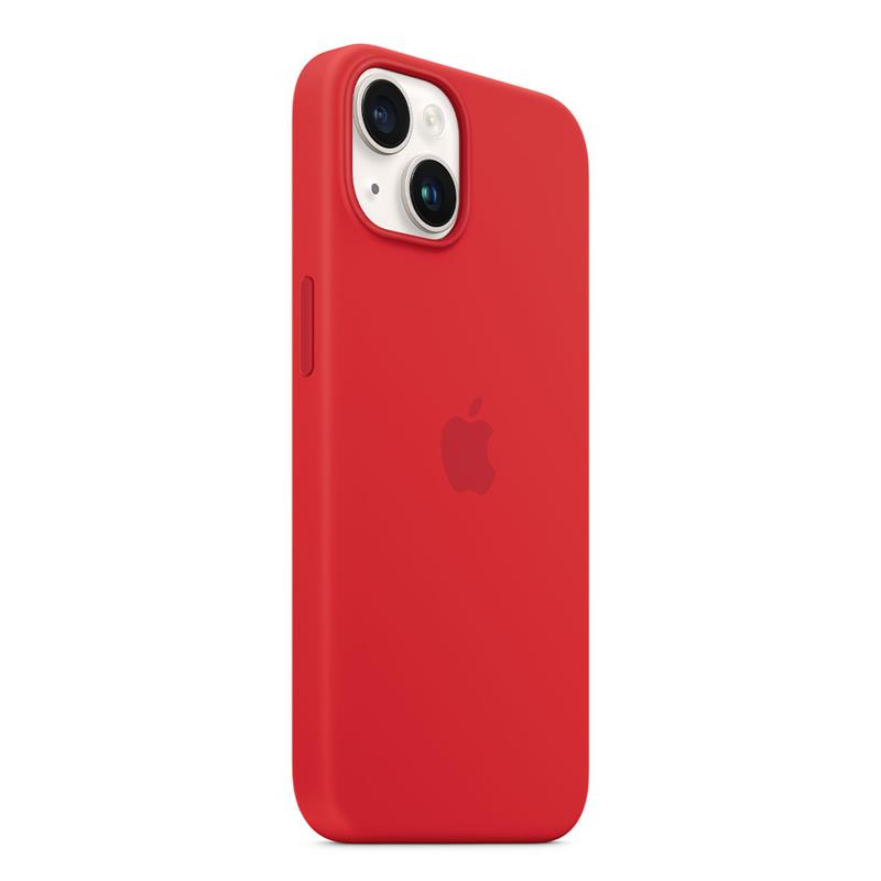 Apple iPhone 14 Plus Silicone Case with MagSafe - (PRODUCT)RED