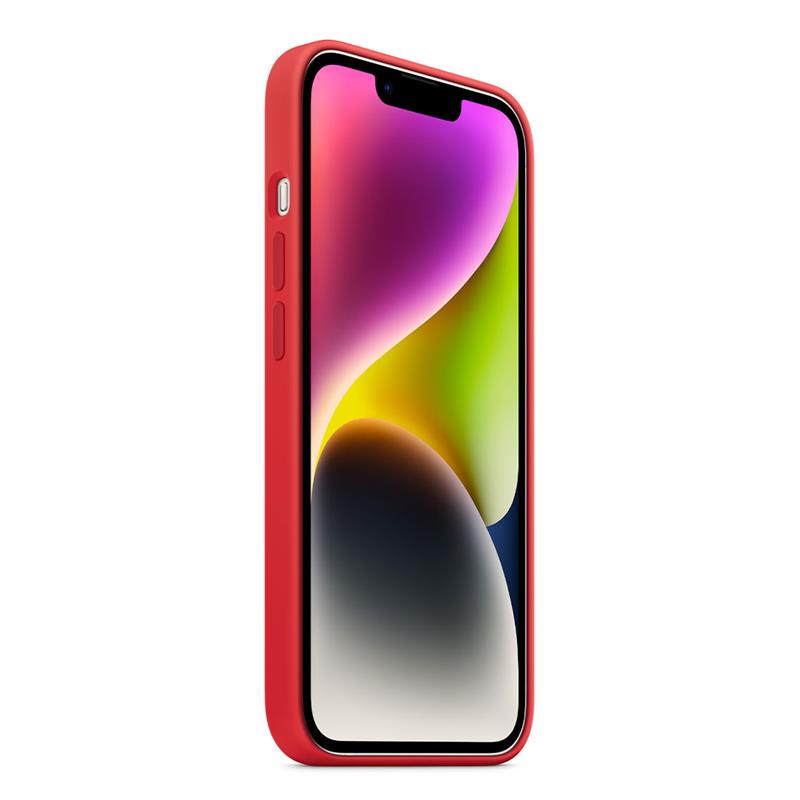 Apple iPhone 14 Plus Silicone Case with MagSafe - (PRODUCT)RED