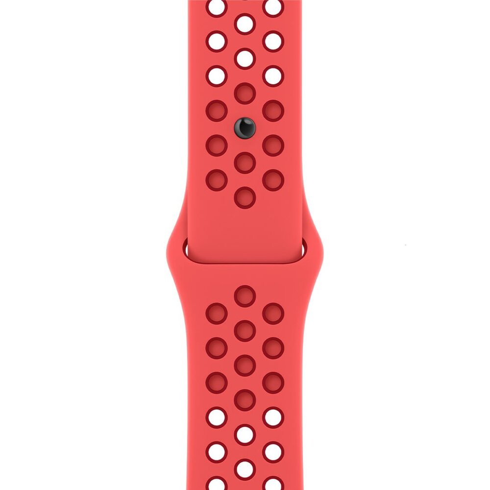 Apple Watch 45mm Bright Crimson/Gym Red Nike Sport Band