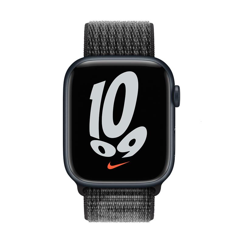 Apple Watch 45mm Black/Summit White Nike Sport Loop