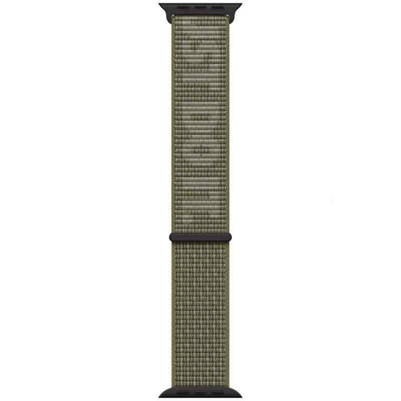 Apple Watch 45mm Sequoia/Pure Platinum Nike Sport Loop