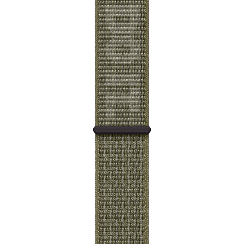Apple Watch 45mm Sequoia/Pure Platinum Nike Sport Loop