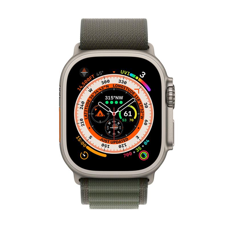 Apple Watch 49mm Green Alpine Loop - Medium