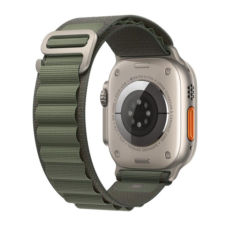 Apple Watch 49mm Green Alpine Loop - Medium
