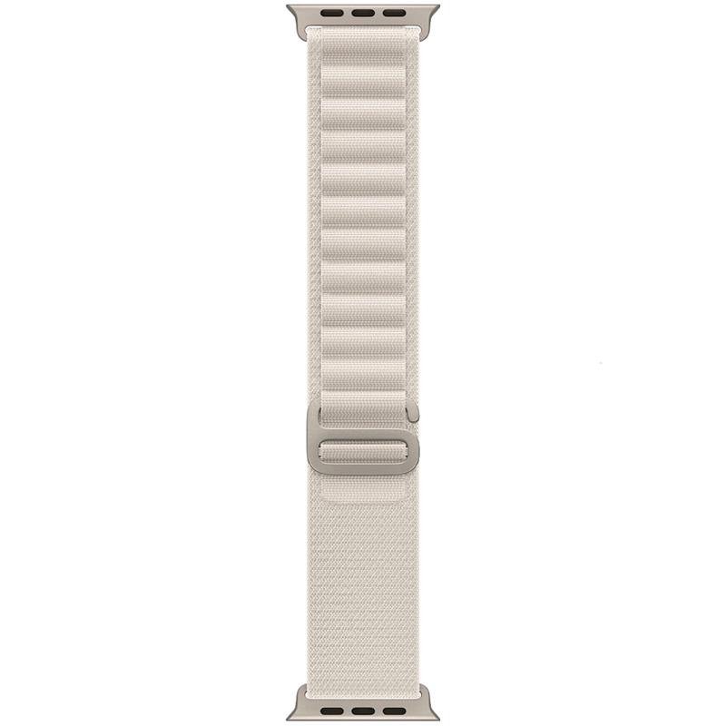 Apple Watch 49mm Starlight Alpine Loop - Small