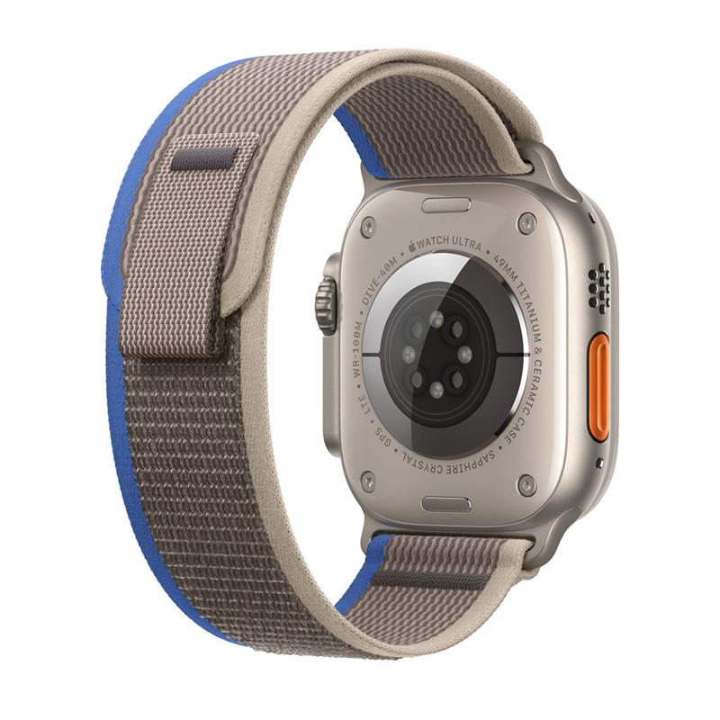 Apple Watch 49mm Blue/Gray Trail Loop - S/M
