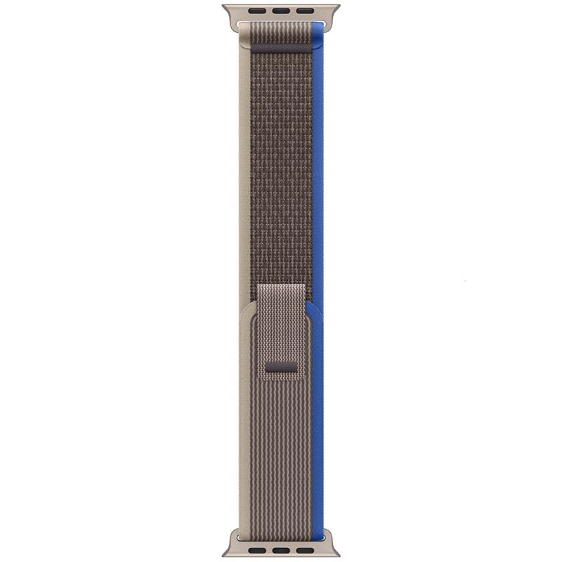 Apple Watch 49mm Blue/Gray Trail Loop - M/L