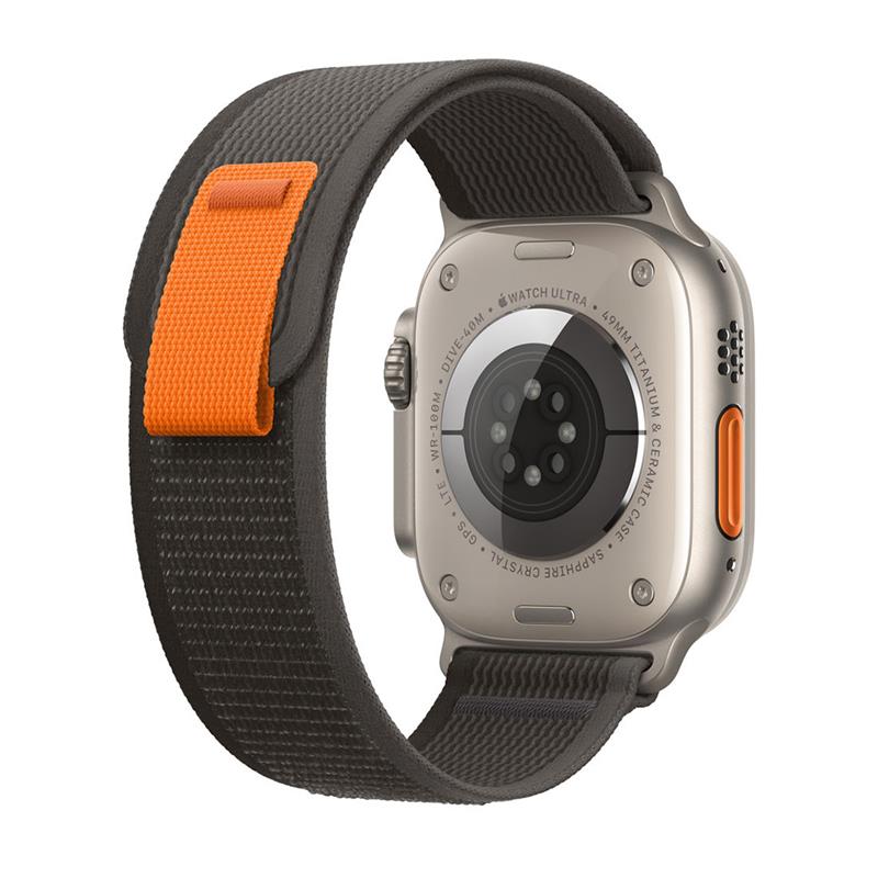 Apple Watch 49mm Black/Gray Trail Loop - M/L