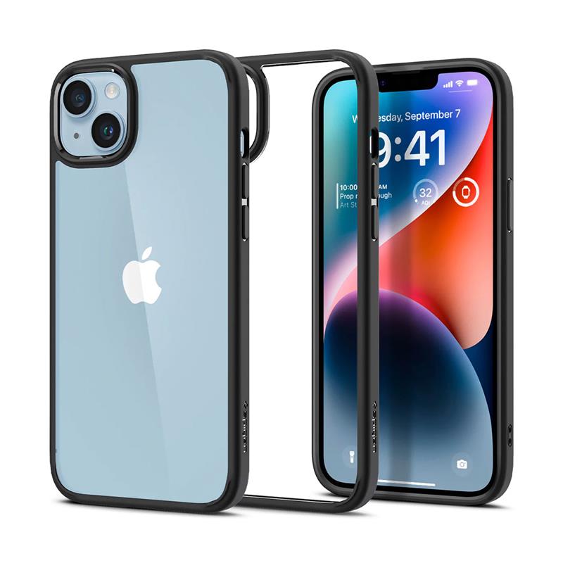 Spigen kryt Ultra Hybrid pre iPhone 14 - Mate Black