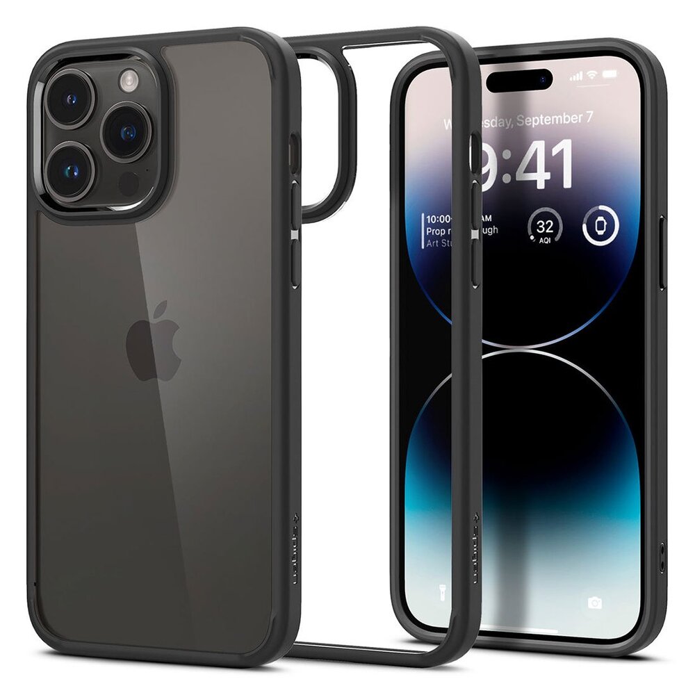 Spigen kryt Ultra Hybrid pre iPhone 14 Pro Max - Mate Black