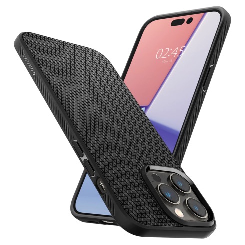 Spigen kryt Liquid Air pre iPhone 14 Pro - Matte Black