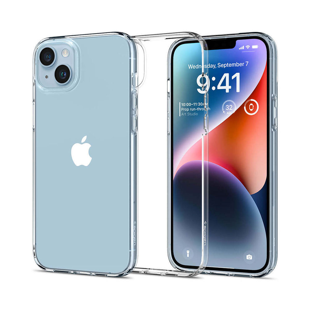 Spigen kryt Liquid Crystal pre iPhone 14 - Crystal Clear