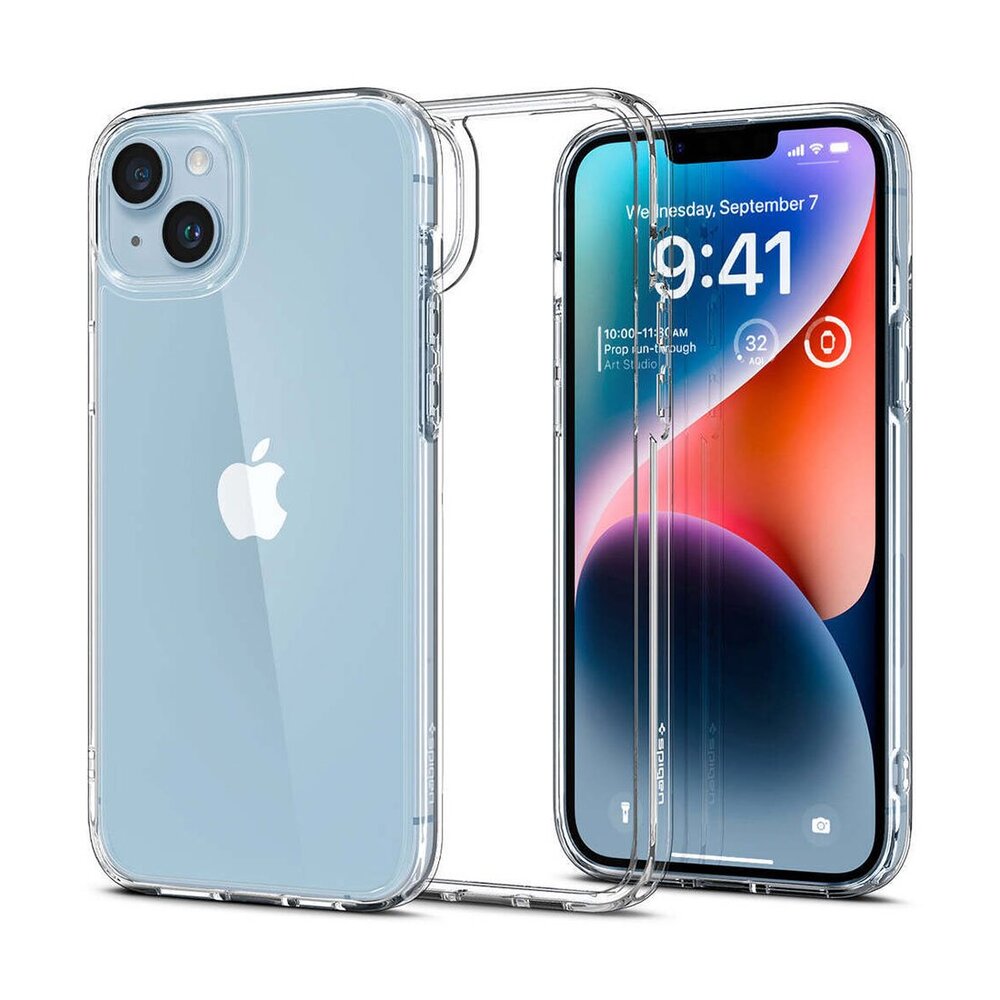Spigen kryt Crystal Hybrid pre iPhone 14 - Crystal Clear
