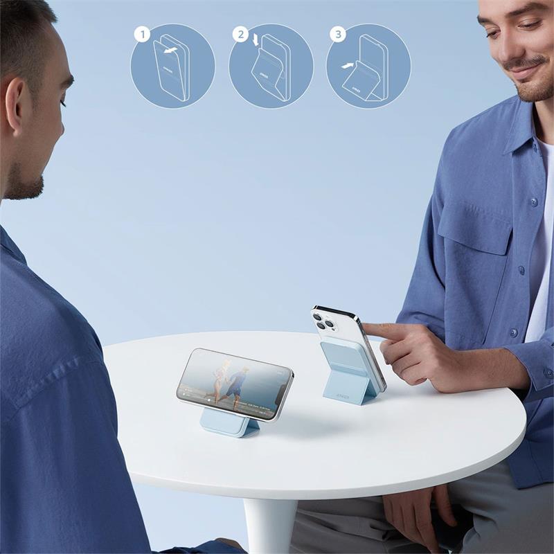 Anker Foldable Magnetic Battery MagGo 5000 mAh - Misty Blue