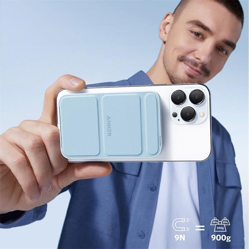 Anker Foldable Magnetic Battery MagGo 5000 mAh - Misty Blue