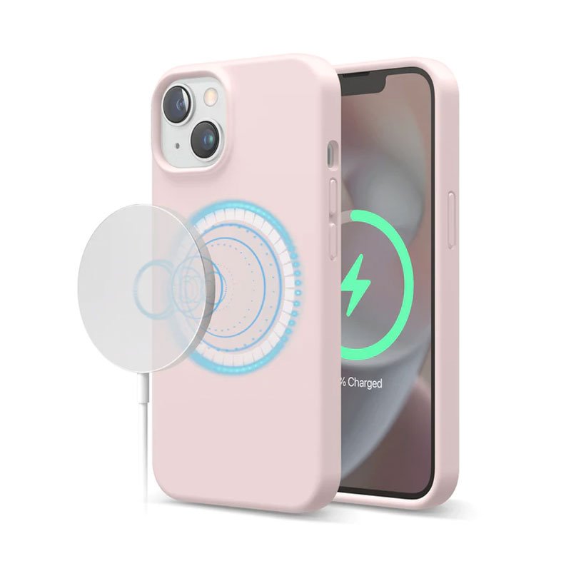 Elago kryt Silicone Case Magsafe pre iPhone 14 - Lovely Pink