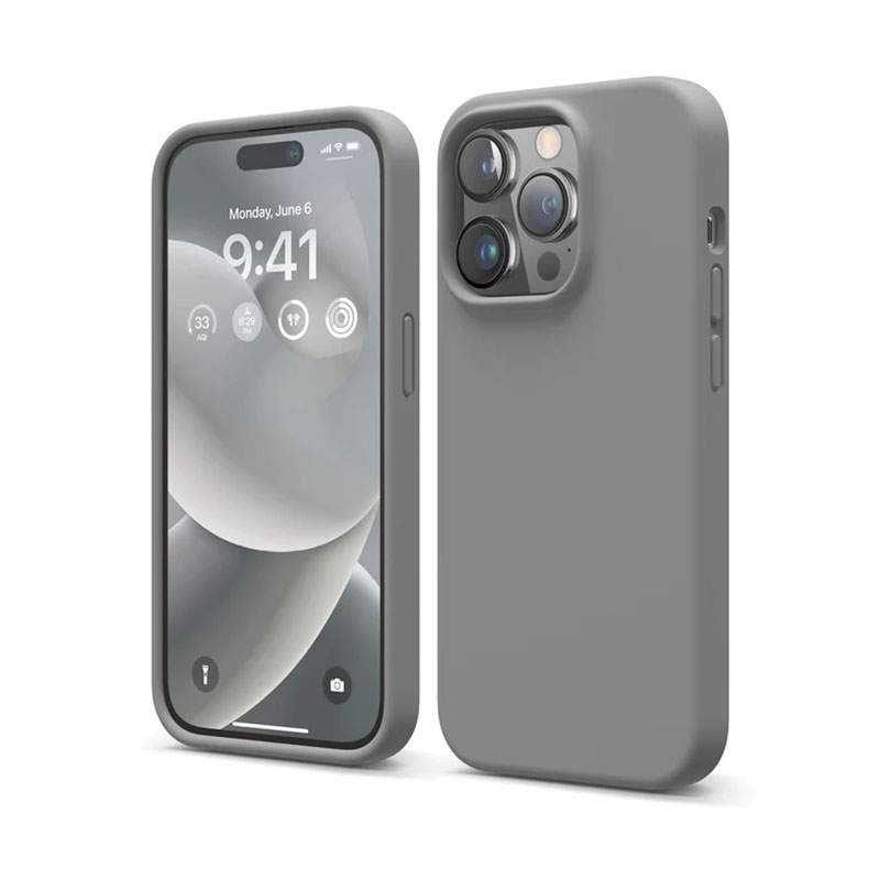 Elago kryt Silicone Case pre iPhone 14 Pro - Dark Gray