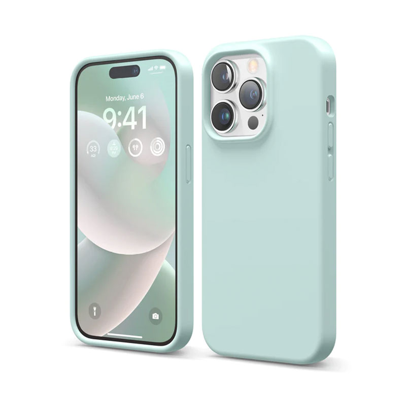 Elago kryt Silicone Case pre iPhone 14 Pro - Mint