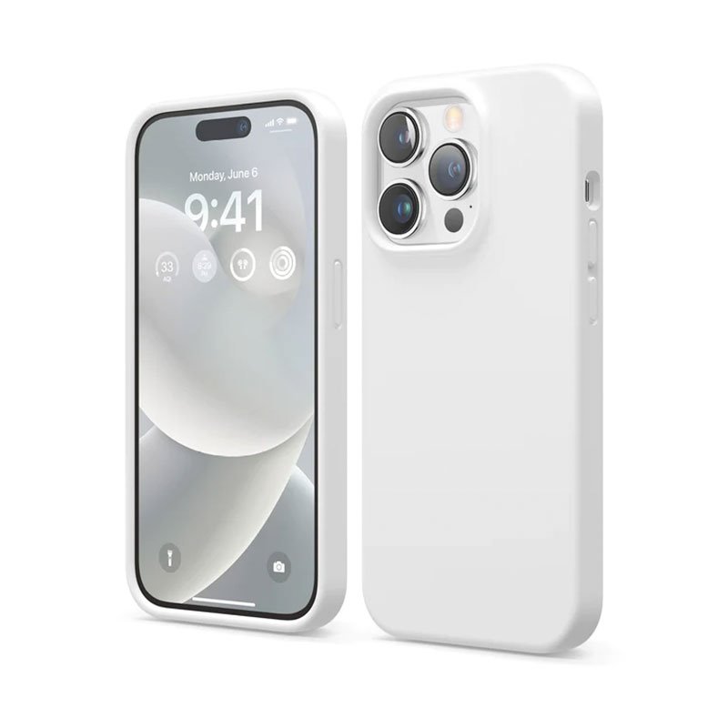 Elago kryt Silicone Case pre iPhone 14 Pro - White
