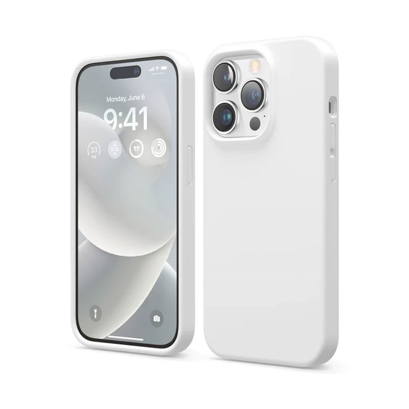 Elago kryt Silicone Case pre iPhone 14 Pro - White