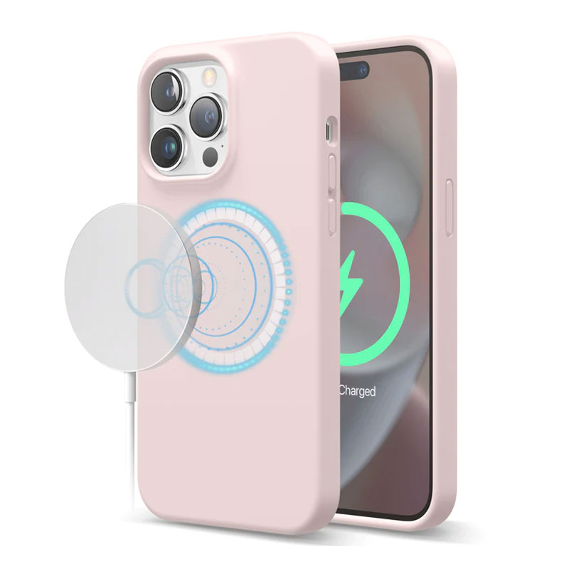Elago kryt Silicone Case Magsafe pre iPhone 14 Pro Max - Lovely Pink