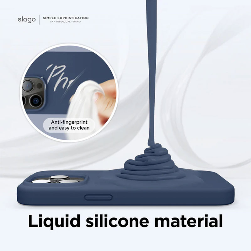Elago kryt Silicone Case Magsafe pre iPhone 14 Pro Max - Stone
