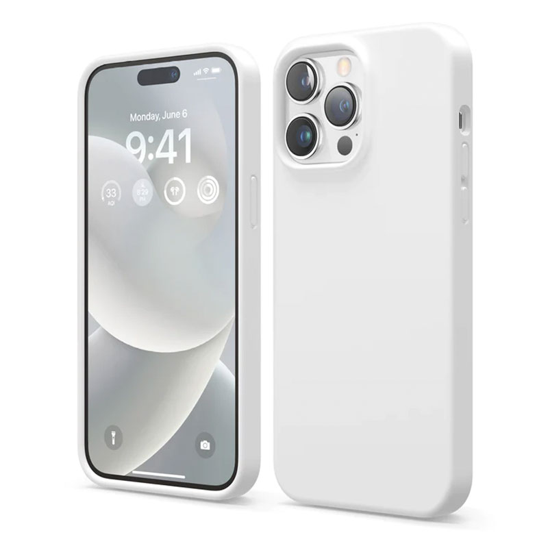 Elago kryt Silicone Case pre iPhone 14 Pro Max - White